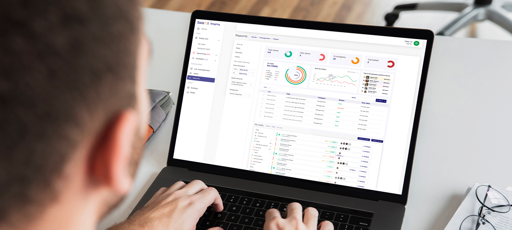 Easy to use Operations Dashboard with KPI´s